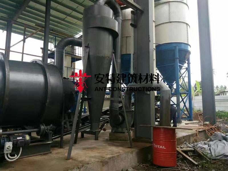 Reasons-sand dryer output too low in dry mortar producing plant