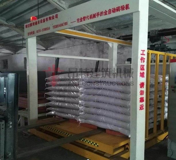 wholesale price dry mortar plant automatic palletizer machine