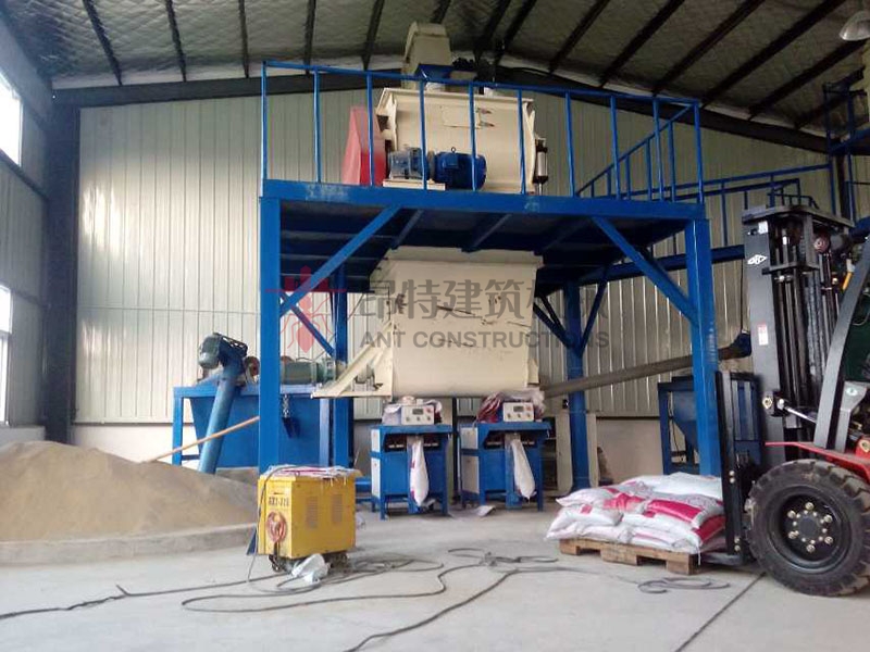 Energy saving dry mix mortar manufacturing plant