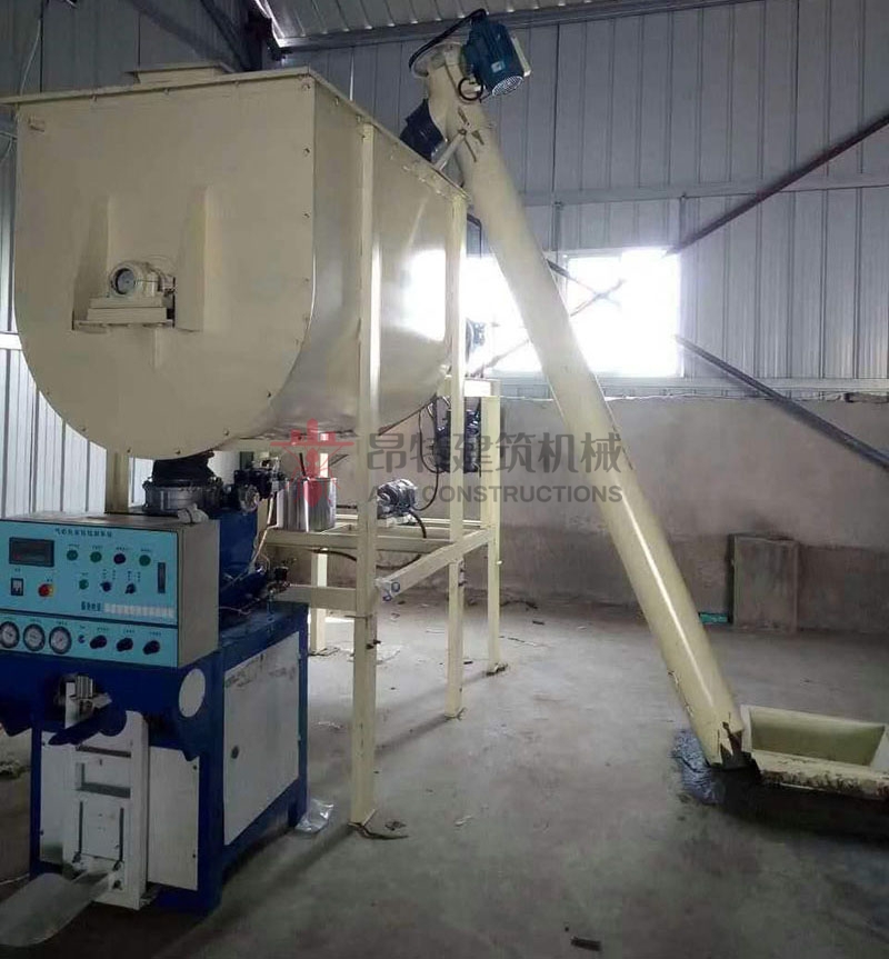 Traffic road line marking paint dry mixing plant mixer machine